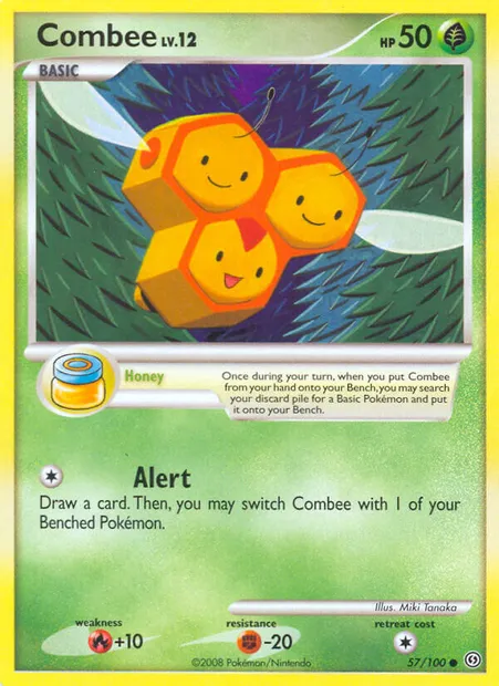 Combee, Pokémon card SF 57 — Stormfront set