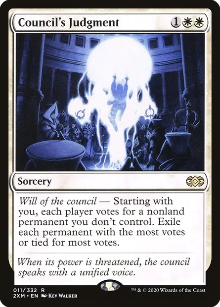 Council's Judgment, Magic card 2XM 11 — Double Masters set