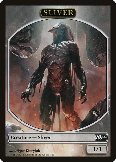 Sliver, carte Magic TM14 1 — extension Magic 2014 Tokens