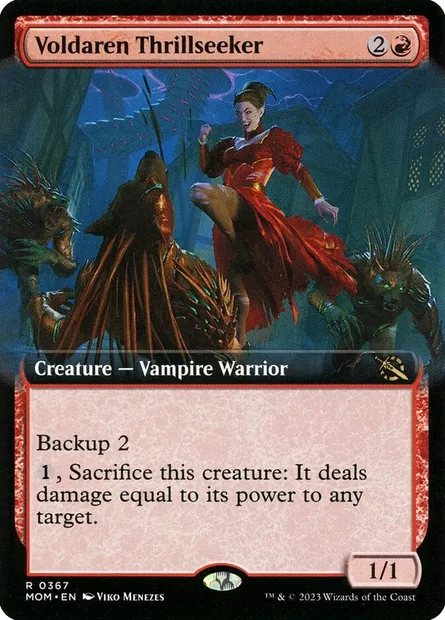 Voldaren Thrillseeker, Magic card MOM 367 — March of the Machine set