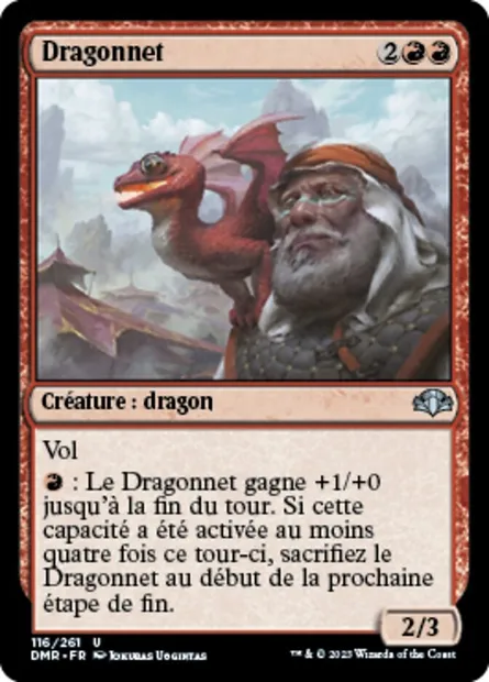 Dragonnet, carte Magic DMR 116 — extension Dominaria Remastered