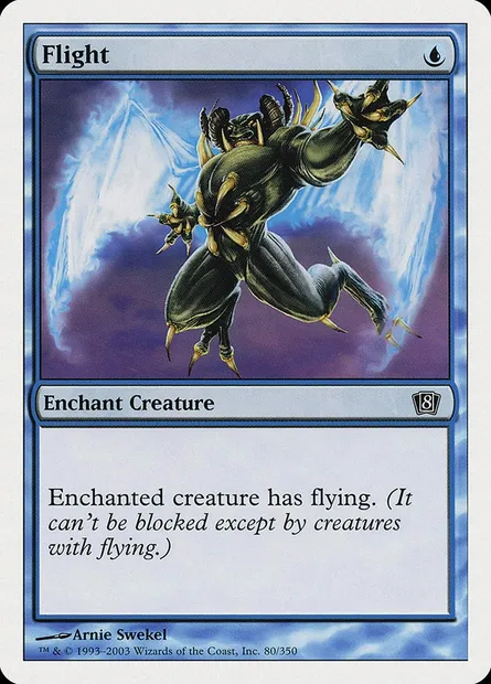 Flight, Magic card 8ED 80 — Eighth Edition set