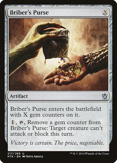 Briber's Purse, Magic card KTK 217 — Khans of Tarkir set