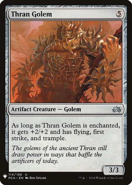 Thran Golem, Magic card PLST PCA-114 — The List set