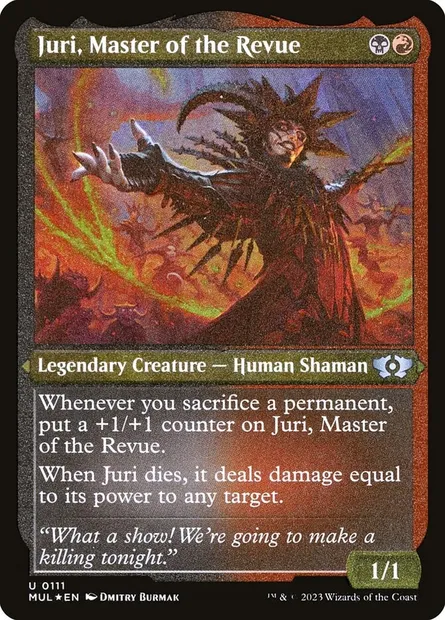 Juri, maître de la Revue, carte Magic MUL 111 — extension Multiverse Legends