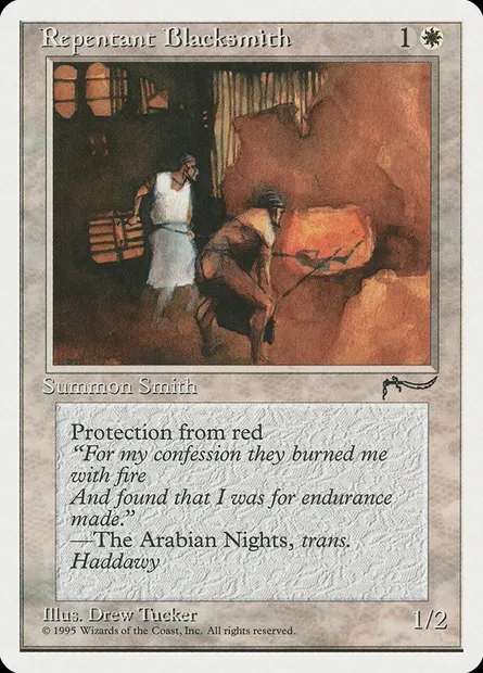 Repentant Blacksmith, Magic card CHR 11 — Chronicles set