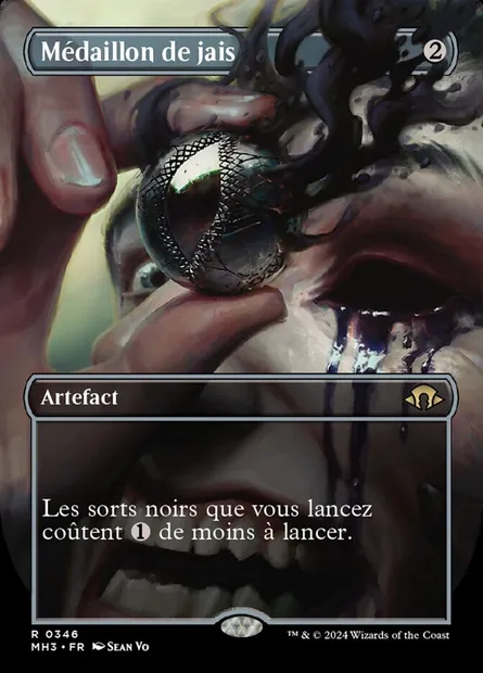 Médaillon de jais, carte Magic MH3 346 — extension Modern Horizons 3