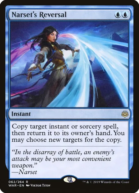 Narset's Reversal, Magic card WAR 62 — War of the Spark set