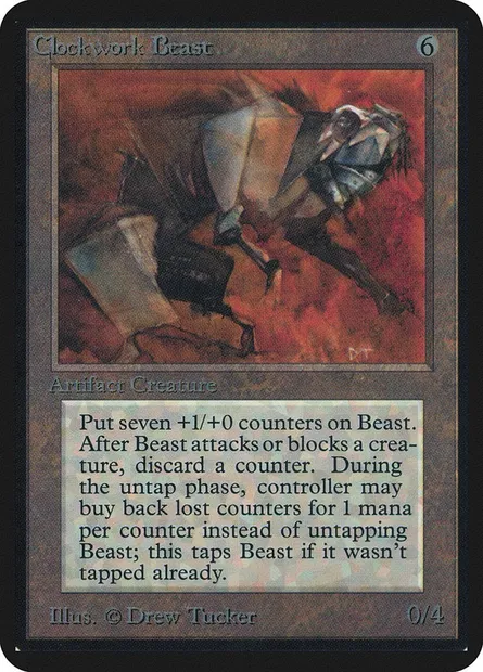 Clockwork Beast, Magic card LEA 236 — Limited Edition Alpha set