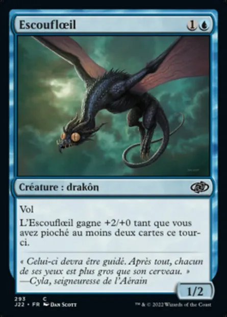Escouflœil, carte Magic J22 293 — extension Jumpstart 2022