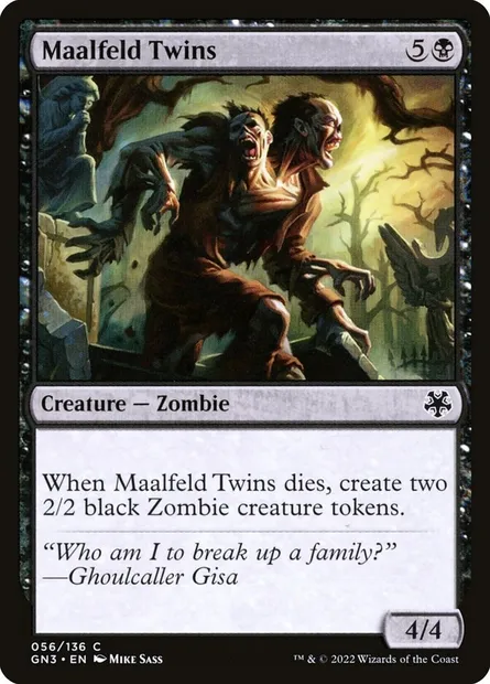 Maalfeld Twins, Magic card GN3 56 — Game Night: Free-for-All set
