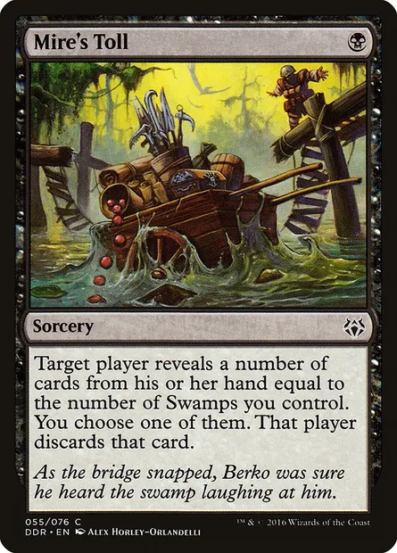 Mire's Toll, Magic card DDR 55 — Duel Decks: Nissa vs. Ob Nixilis set