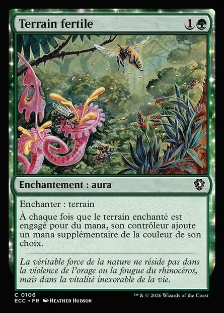 Terrain fertile, carte Magic ECC 106 — extension Lorwyn Eclipsed Commander