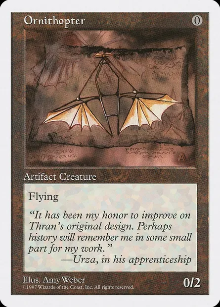 Ornithopter, Magic card 5ED 393 — Fifth Edition set
