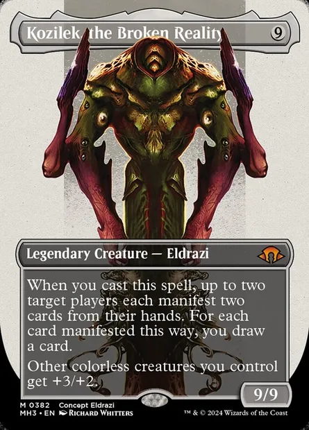 Kozilek, the Broken Reality, Magic card MH3 382 — Modern Horizons 3 set