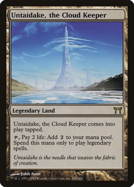 Untaidake, the Cloud Keeper, Magic card CHK 285 — Champions of Kamigawa set