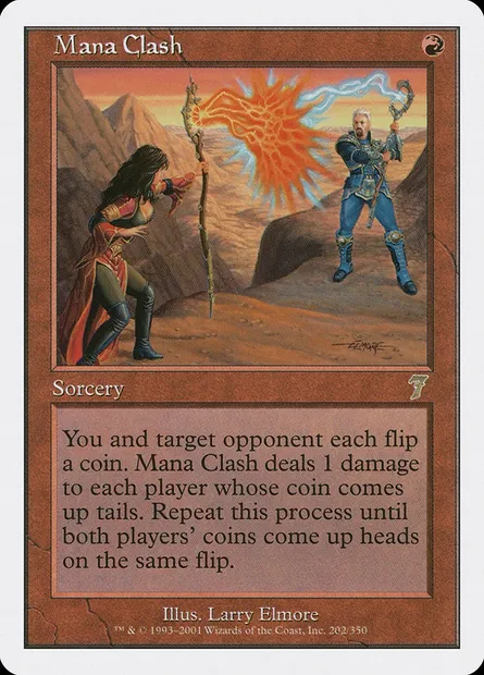 Choc de mana, carte Magic 7ED 202 — extension Septième Edition