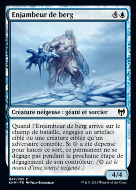 Enjambeur de berg, carte Magic KHM 47 — extension Kaldheim
