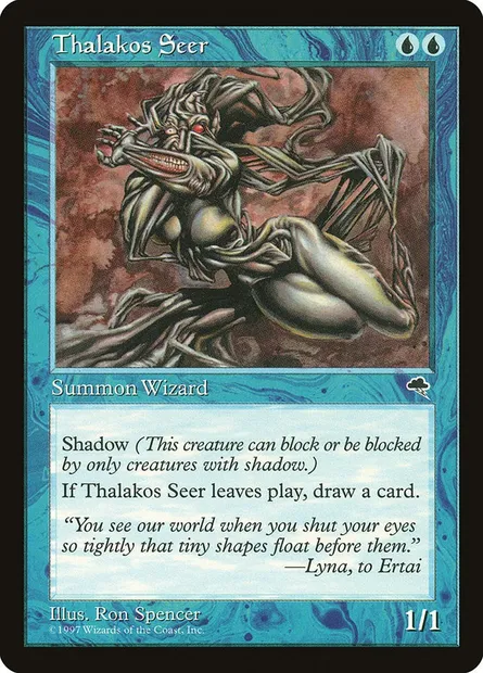 Thalakos Seer, Magic card TMP 94 — Tempest set