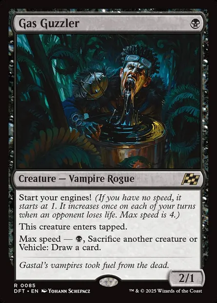 Gas Guzzler, Magic card DFT 85 — Aetherdrift set