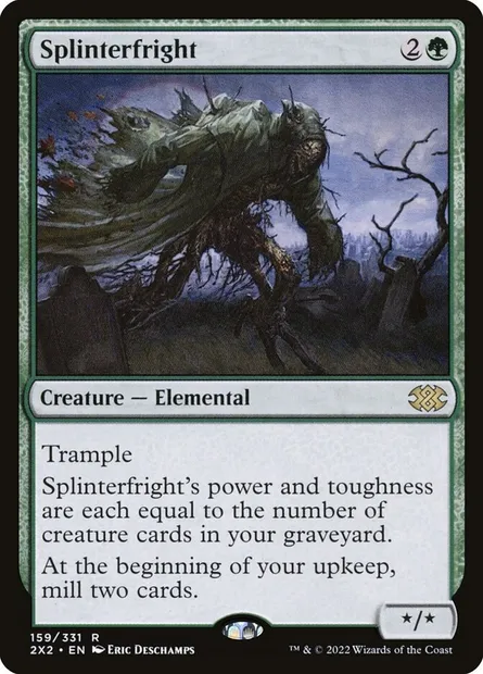 Splinterfright, Magic card 2X2 159 — Double Masters 2022 set
