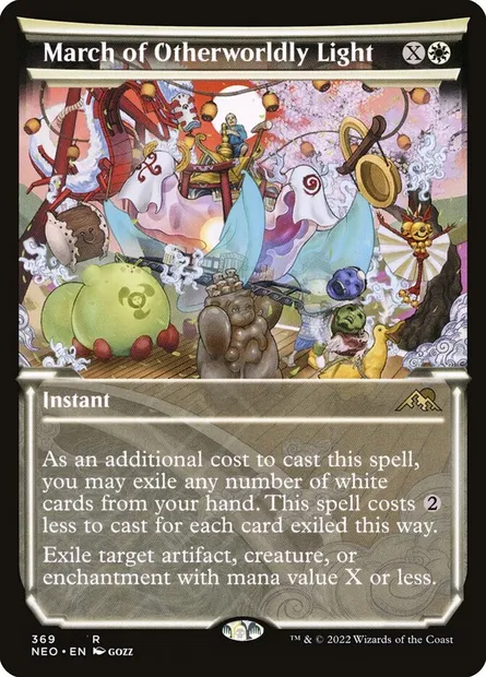 March of Otherworldly Light, Magic card NEO 369 — Kamigawa: Neon Dynasty set