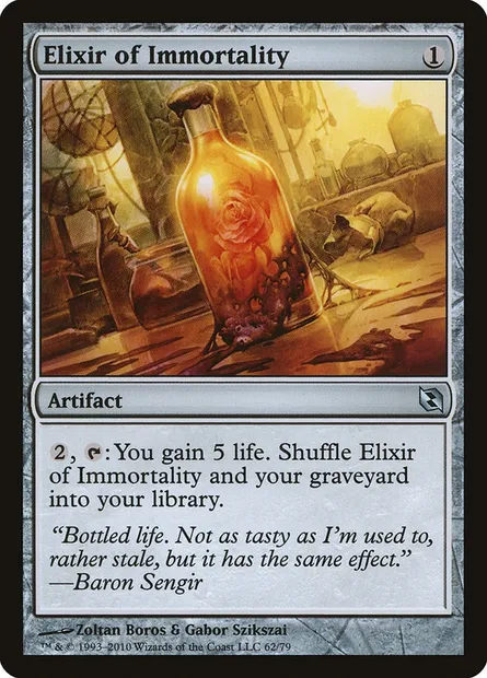 Elixir of Immortality, Magic card DDF 62 — Duel Decks: Elspeth vs. Tezzeret set