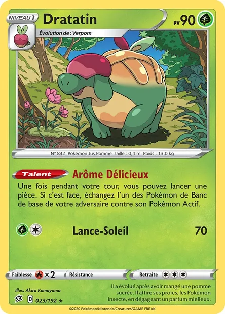Dratatin, carte Pokémon RCL 23 — extension Clash des Rebelles
