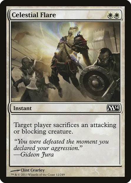 Celestial Flare, Magic card M14 12 — Magic 2014 set