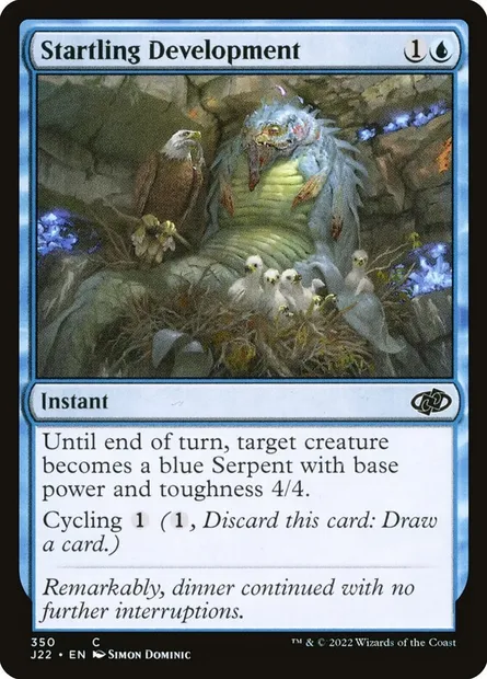 Startling Development, Magic card J22 350 — Jumpstart 2022 set