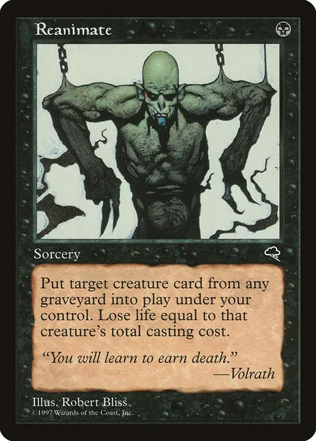 Réanimation, carte Magic TMP 151 — extension Tempête