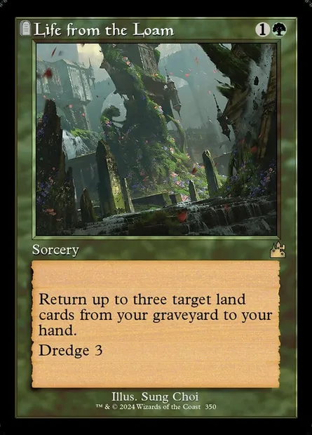 Life from the Loam, Magic card RVR 350 — Ravnica Remastered set
