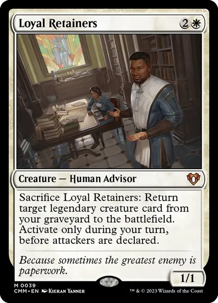 Loyal Retainers, Magic card CMM 39 — Commander Masters set