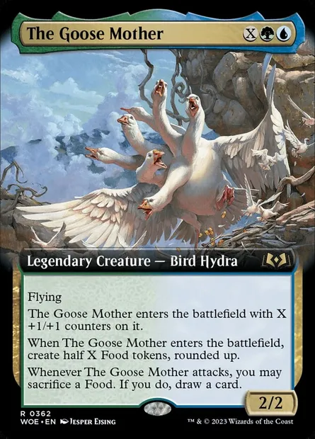 The Goose Mother, Magic card WOE 362 — Wilds of Eldraine set