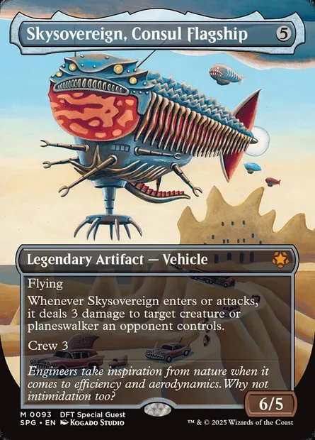 Skysovereign, Consul Flagship, Magic card SPG 93 — Special Guests set