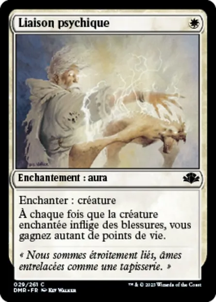 Liaison psychique, carte Magic DMR 29 — extension Dominaria Remastered
