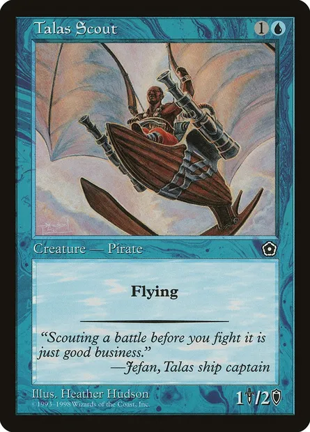 Talas Scout, Magic card P02 52 — Portal Second Age set