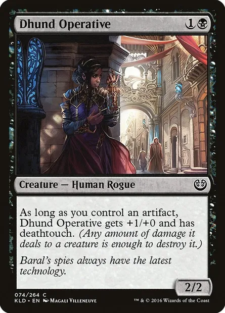 Dhund Operative, Magic card KLD 74 — Kaladesh set