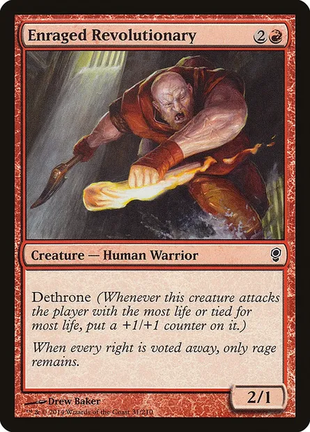 Enraged Revolutionary, carte Magic CNS 31 — extension Conspiration