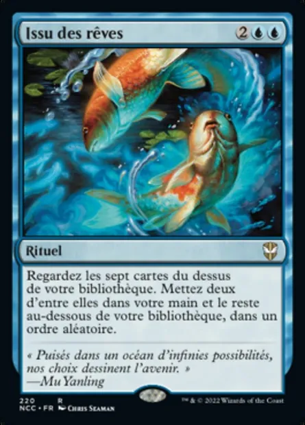 Issu des rêves, carte Magic NCC 220 — extension New Capenna Commander
