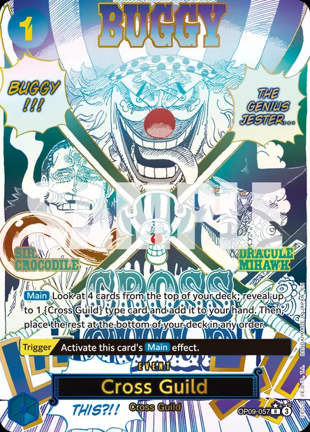 Cross Guild, One Piece card OP09-057 — EMPERORS IN THE NEW WORLD set