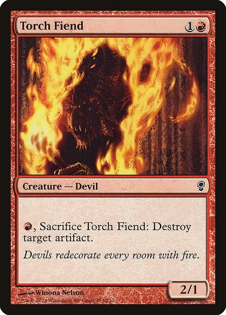 Torch Fiend, Magic card CNS 153 — Conspiracy set