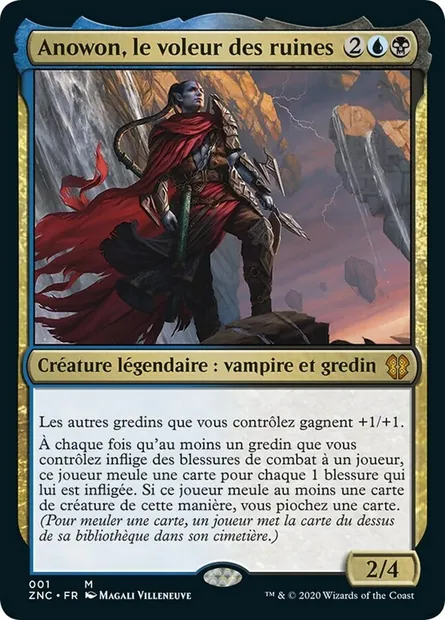 Anowon, le voleur des ruines, carte Magic ZNC 1 — extension Zendikar Rising Commander