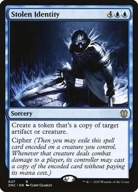 Stolen Identity, Magic card ZNC 37 — Zendikar Rising Commander set