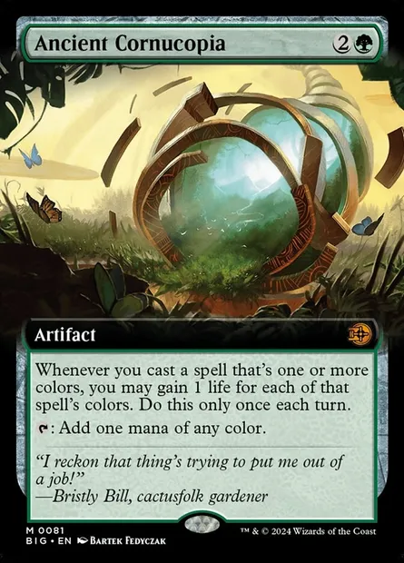 Ancient Cornucopia, Magic card BIG 81 — The Big Score set