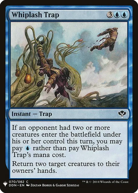 Whiplash Trap, Magic card PLST DDN-70 — The List set