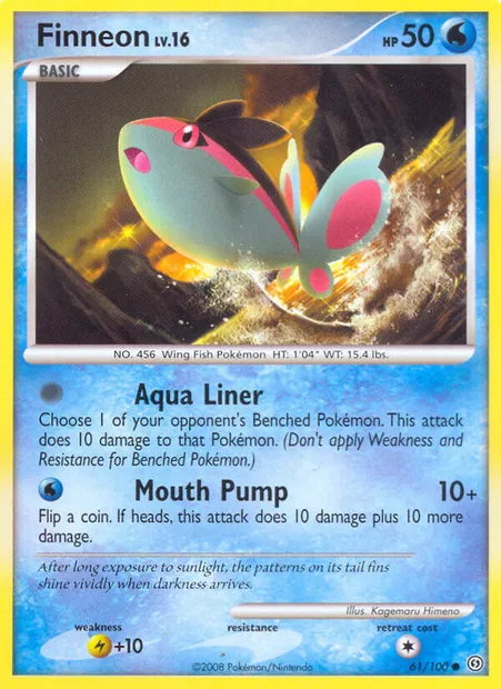 Finneon, Pokémon card SF 61 — Stormfront set
