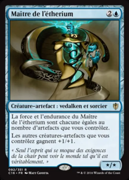 Maître de l'étherium, carte Magic C16 92 — extension Commander 2016
