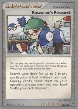La recherche de Rose, carte Pokémon WCD10 125-3 — extension World Championship Decks 2010