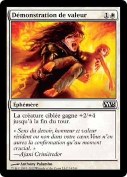 Démonstration de valeur, carte Magic M13 34 — extension Magic 2013